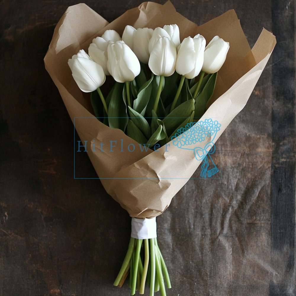 Букет цветов из: Тюльпаны